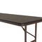 Correll CFA Adjustable Melamine Folding Tables 24x72 Walnut CFA2472M-01 - alternate 2